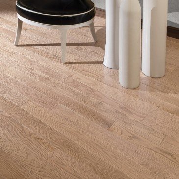 Golden Red Oak Hardwood flooring / Hudson Mirage Herringbone / Inspiration