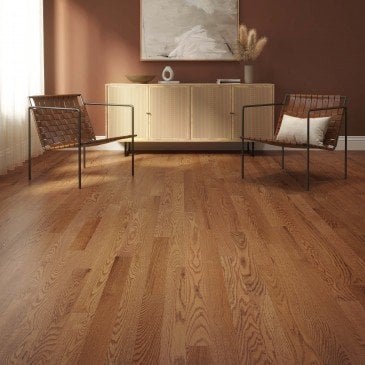 Golden Red Oak Hardwood flooring / Windsor Mirage Elemental