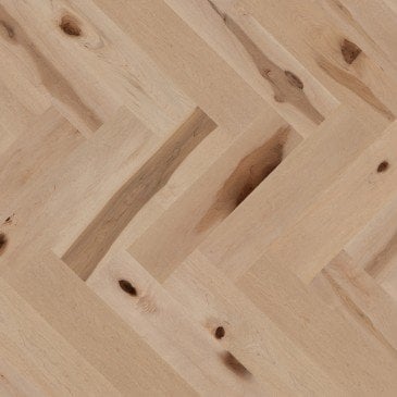 Beige Maple Hardwood flooring / Patina Mirage Herringbone