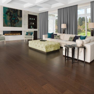 Brown Red Oak Hardwood flooring / Havana Mirage Herringbone / Inspiration