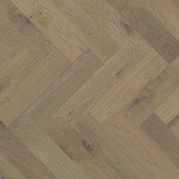 Brown White Oak Hardwood flooring / Maud Mirage Herringbone