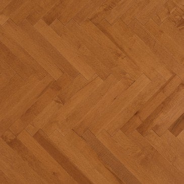 Orange Maple Hardwood flooring / Nevada Mirage Herringbone