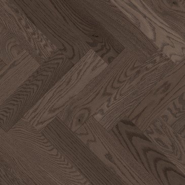 Grey Red Oak Hardwood flooring / Platinum Mirage Herringbone