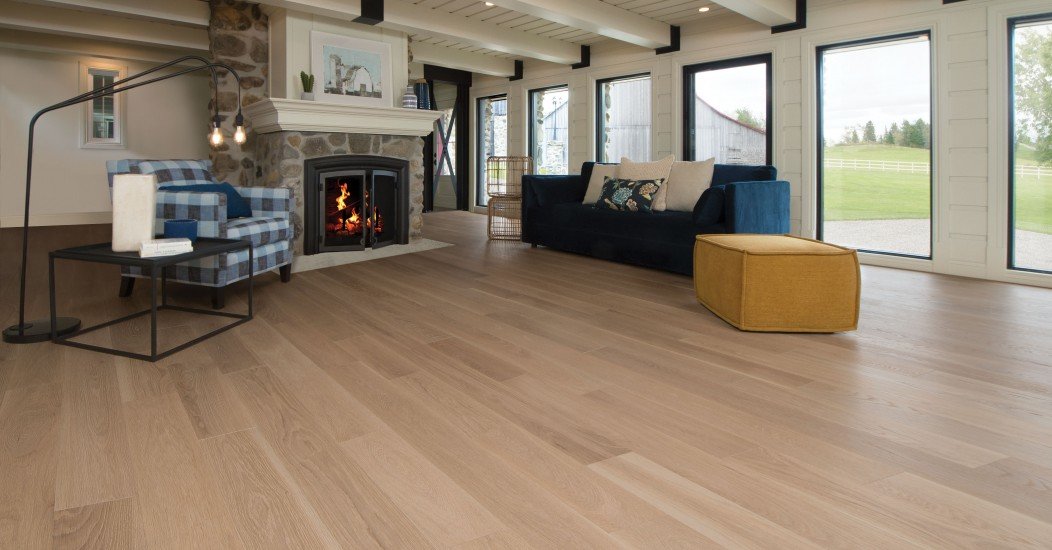 White Oak Isla Exclusive Brushed, Mirage Hardwood Flooring