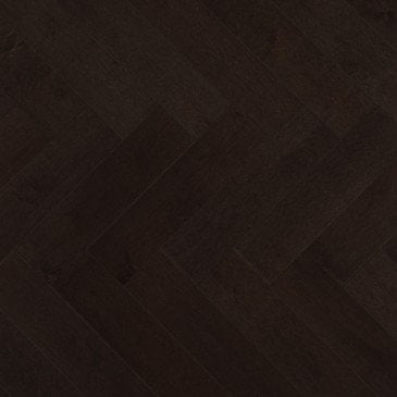 Brown Maple Hardwood flooring / Graphite Mirage Herringbone