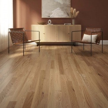 Natural Red Oak Hardwood flooring / Natural Mirage Elemental