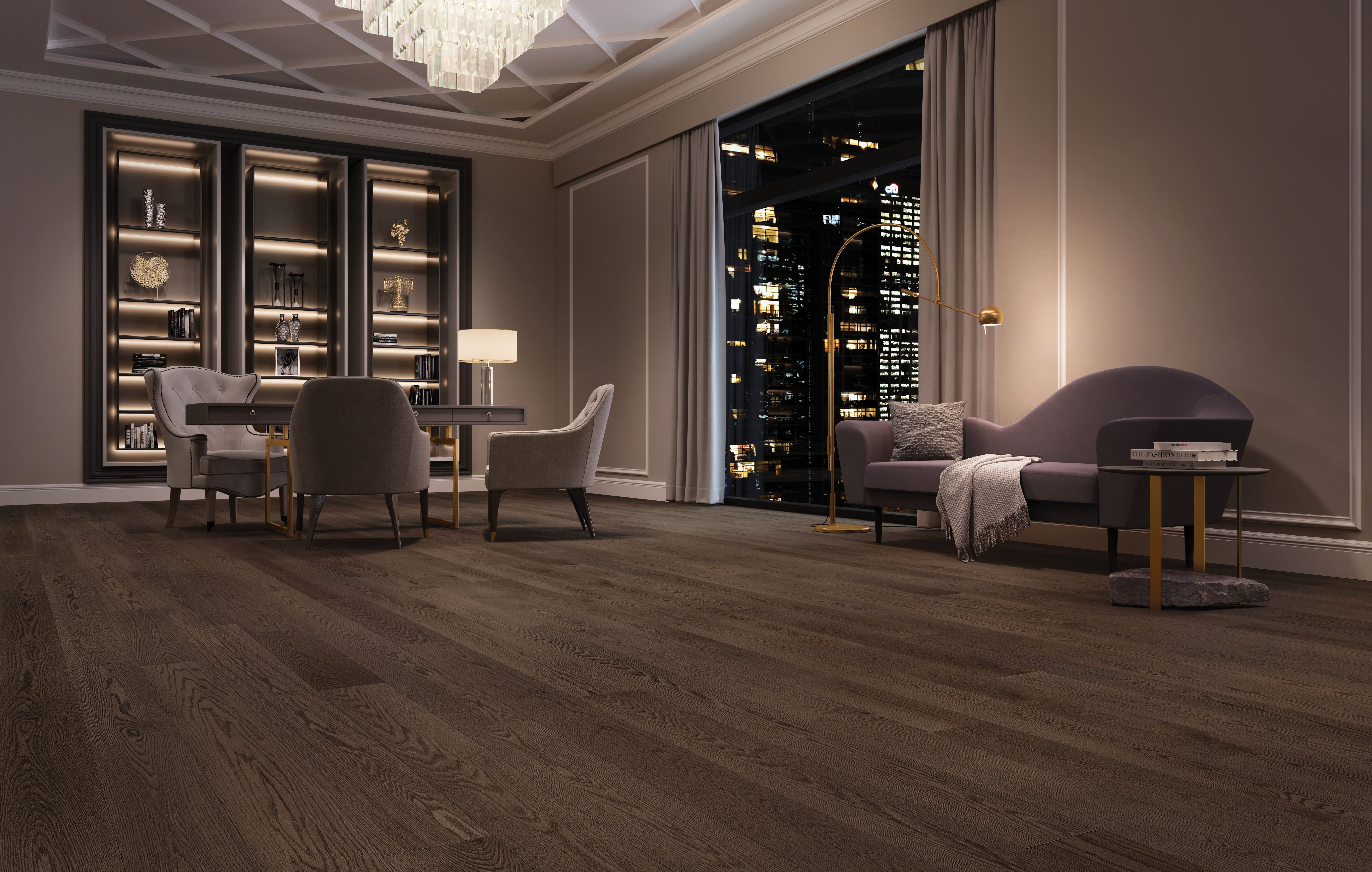 Red Oak Charcoal Exclusive Brushed - Ambience image