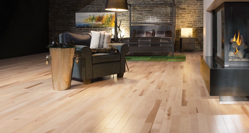 Maple Exclusive Smooth Natural, Natural Maple Hardwood Flooring