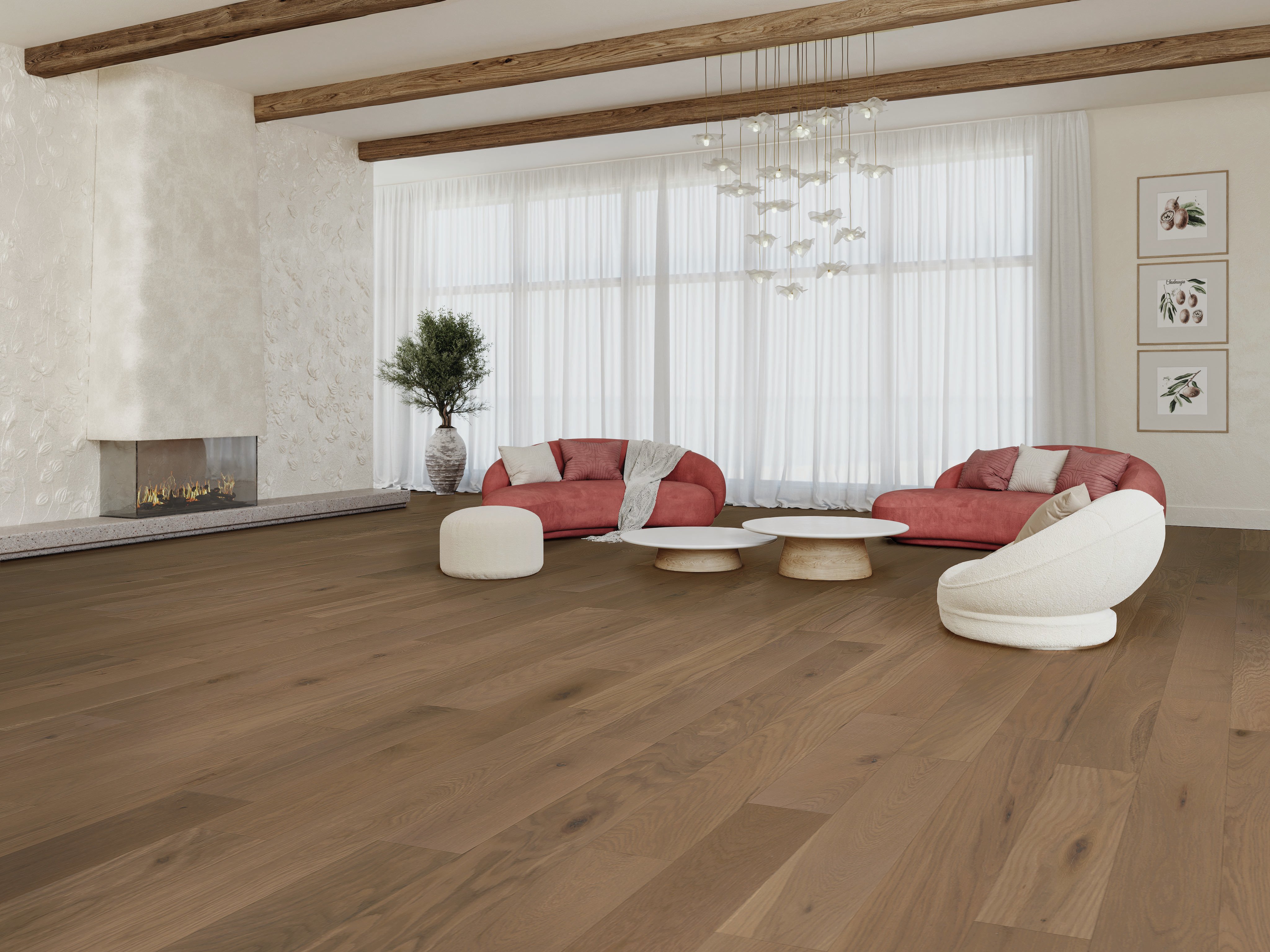 White Oak Alice Brushed DuraMatt® - Ambience image