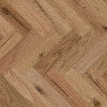 Beige Oak Hardwood flooring / Bow valley Mirage Herringbone