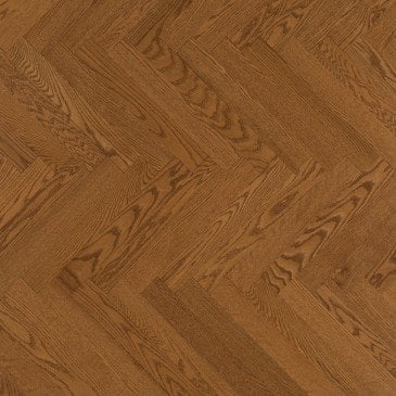 Golden Red Oak Hardwood flooring / Sierra Mirage Herringbone
