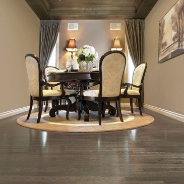 Grey Red Oak Hardwood flooring / Platinum Mirage Herringbone / Inspiration