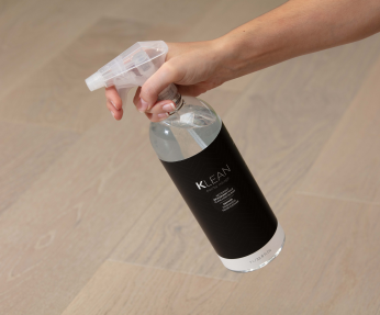 Spray a thin layer of Reviver Cleaner 