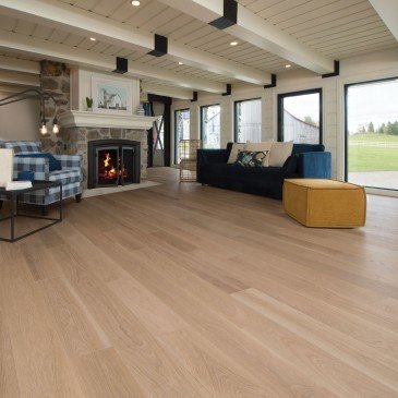 White White Oak Hardwood flooring / Isla Mirage Herringbone / Inspiration