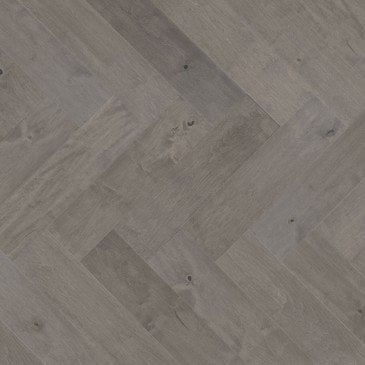 Grey Maple Hardwood flooring / Peppermint Mirage Herringbone