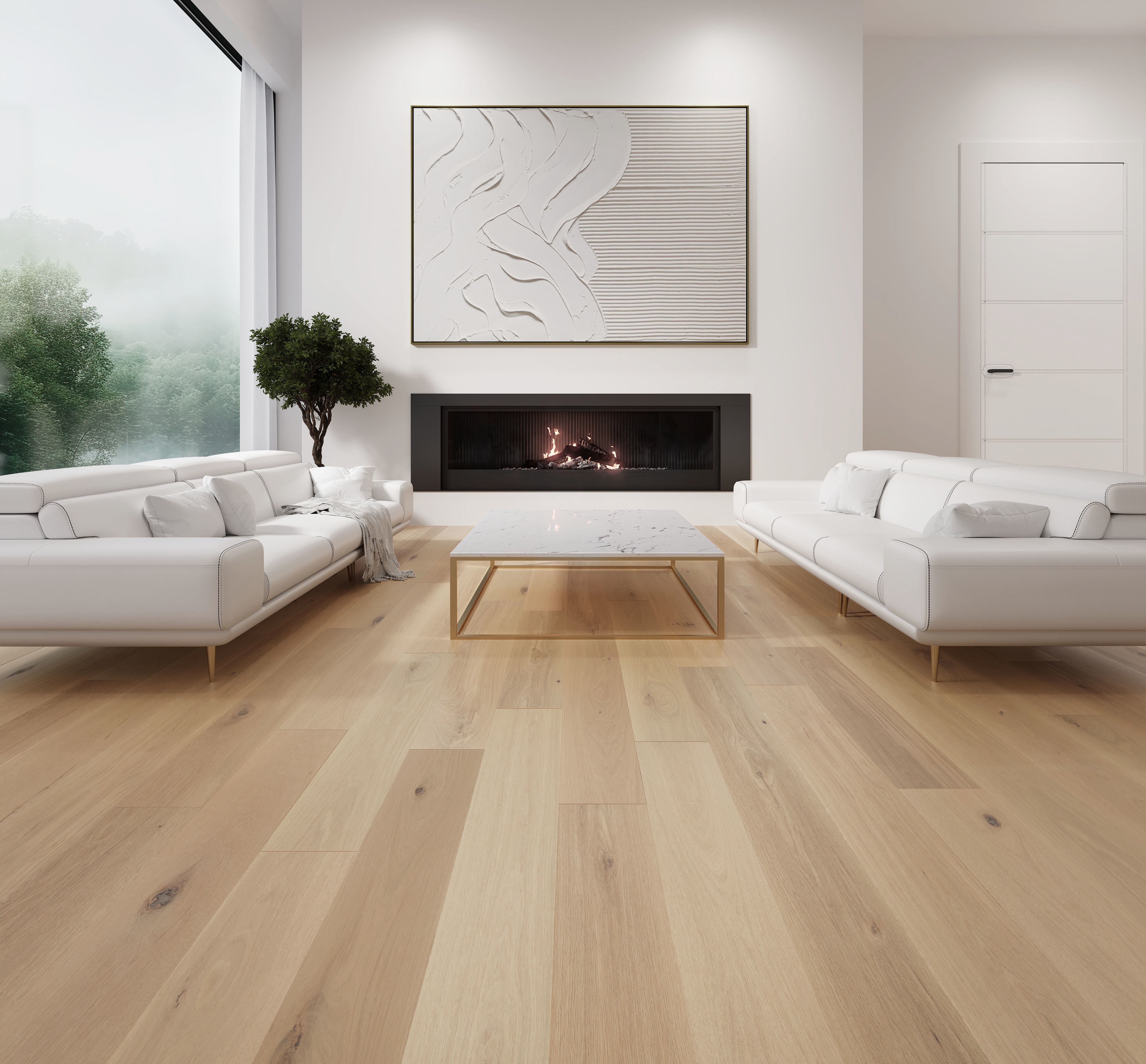 White Oak White Mist Brushed DuraMatt® - Ambience image