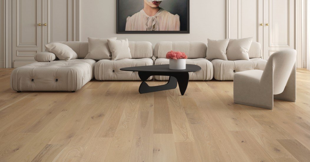 White Oak Ingrid Character Brushed | Herringbone | Mirage Floors (US)