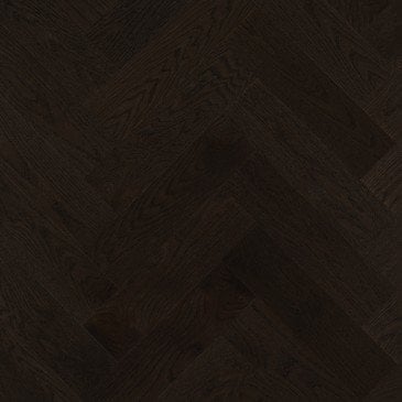 Brown Red Oak Hardwood flooring / Graphite Mirage Herringbone