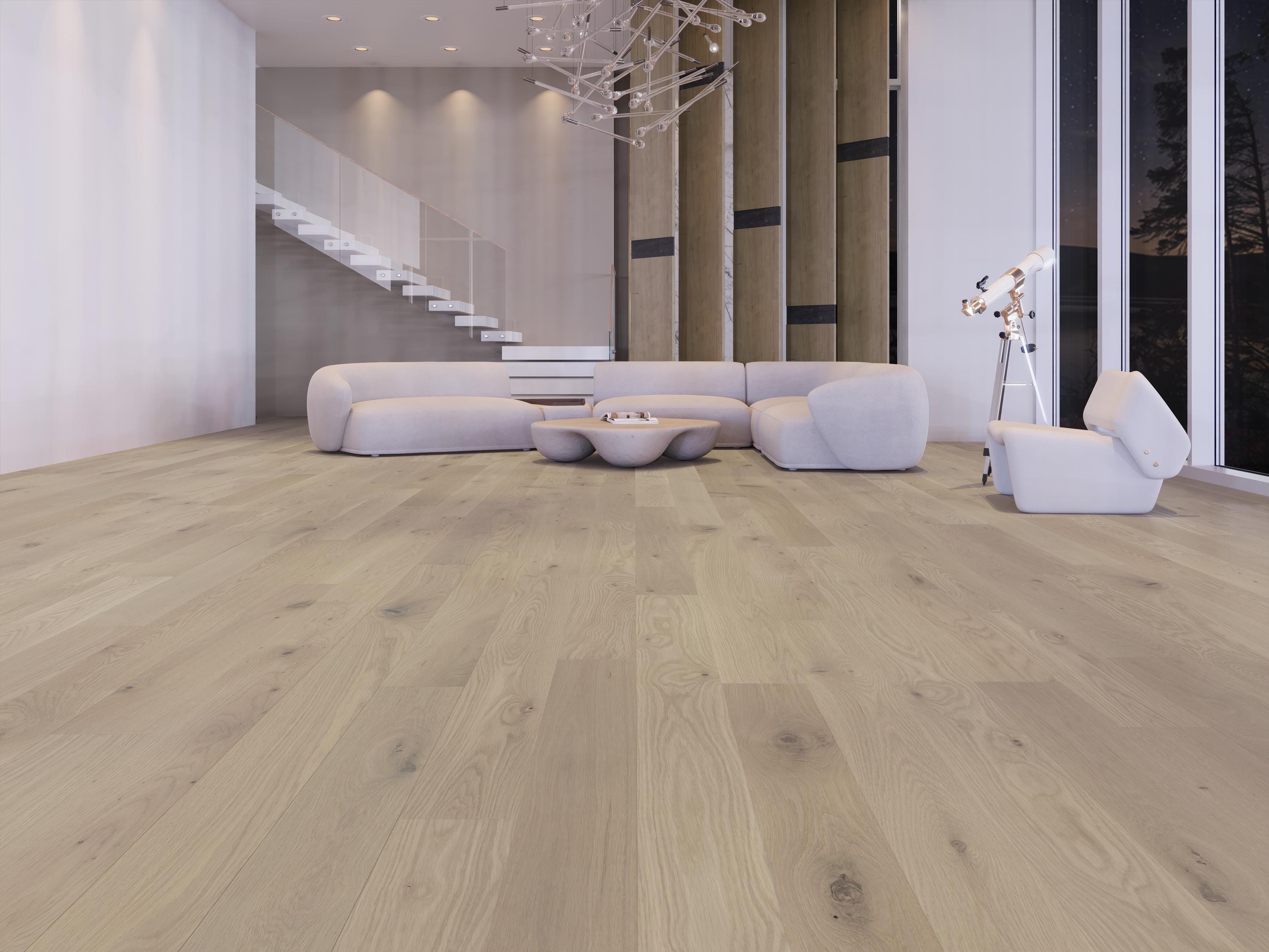 White Oak Stardust Brushed DuraMatt® - Ambience image