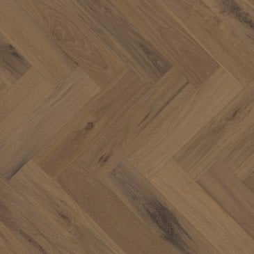 Brown White Oak Hardwood flooring / Hattie Mirage Herringbone