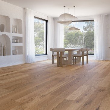 Natural White Oak Hardwood flooring / Natural Mirage Blanc