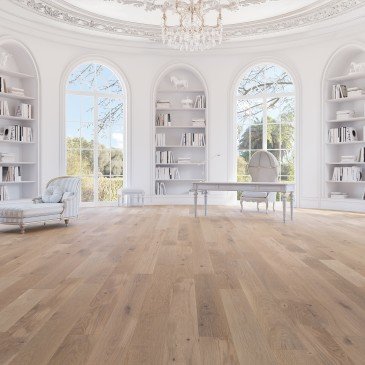 White White Oak Hardwood flooring / Carousel Mirage Blanc