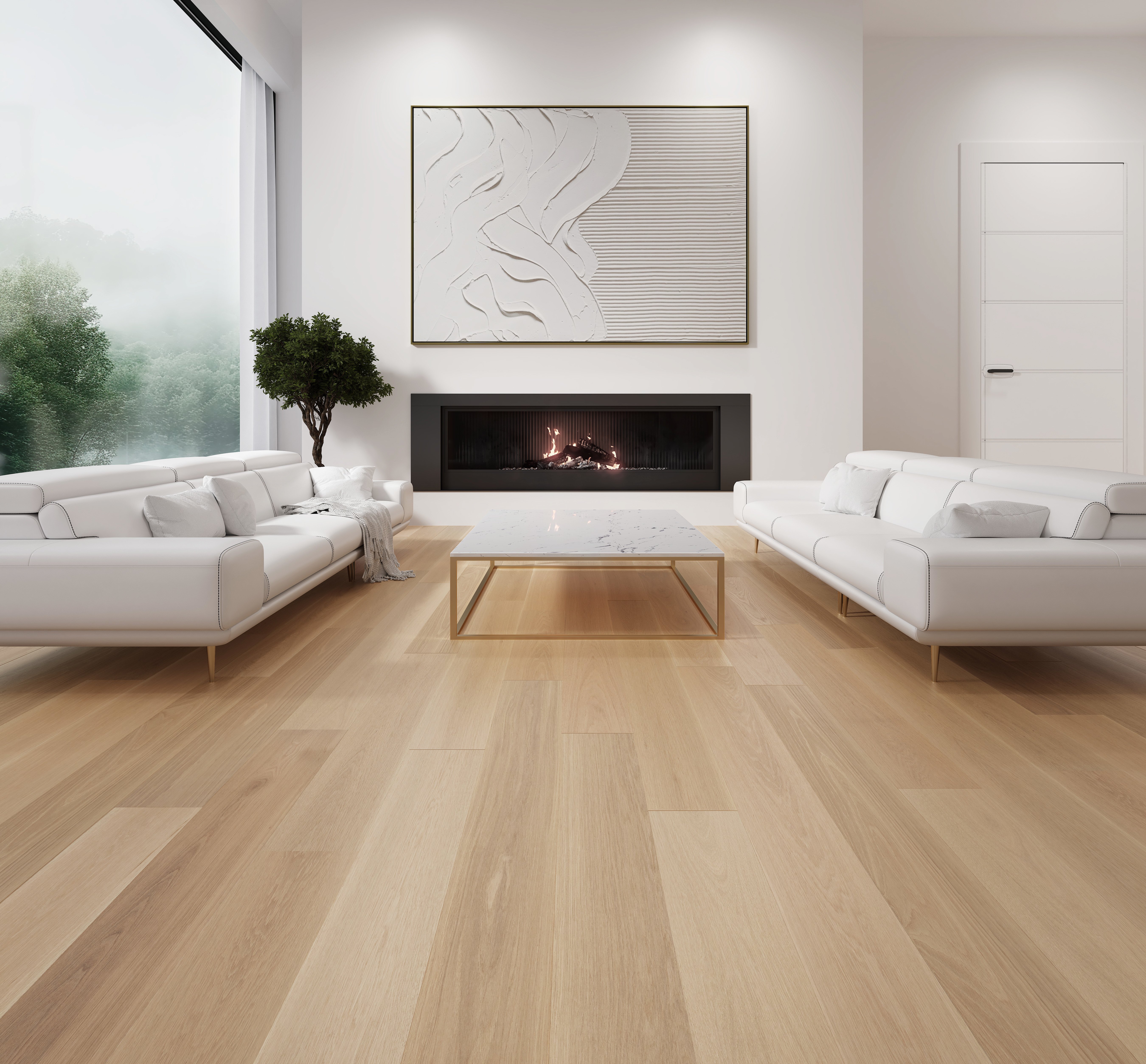 White Oak White Mist Brushed DuraMatt® - Ambience image