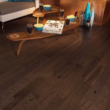 Brown Red Oak Hardwood flooring / Providence Mirage Escape