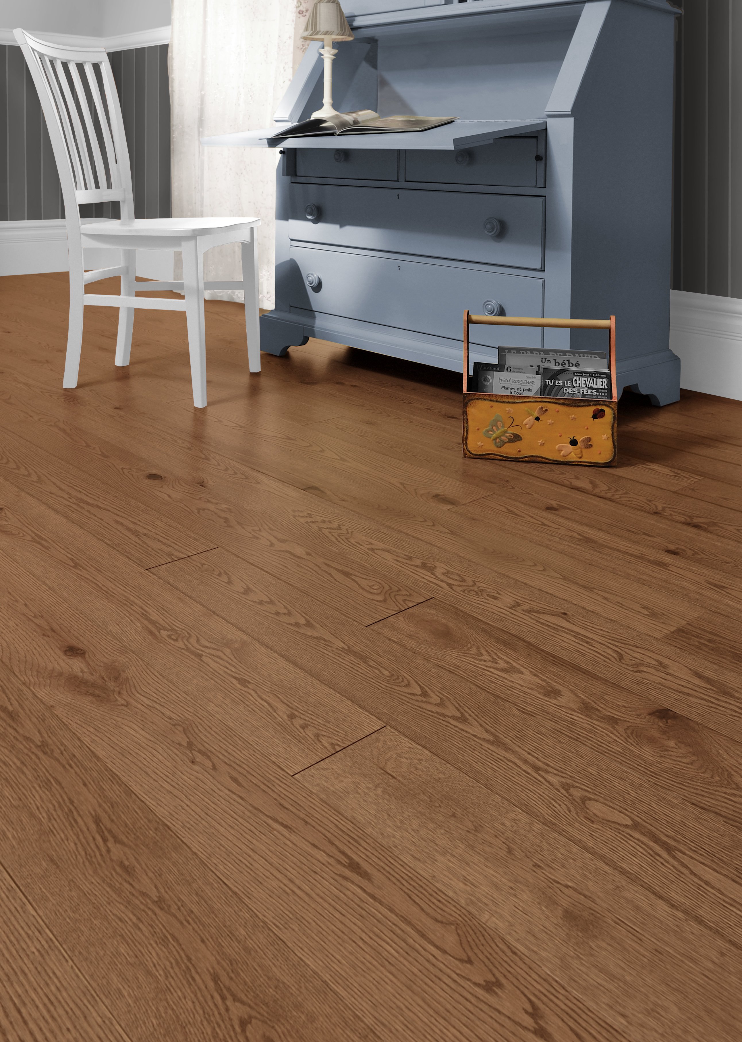 Red Oak Carmel Character Brushed - Ambience image