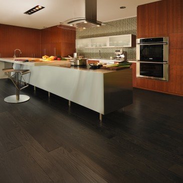 Brown Red Oak Hardwood flooring / Graphite Mirage Admiration