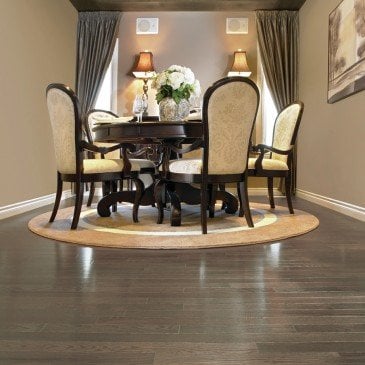Brown Red Oak Hardwood flooring / Platinum Mirage Admiration