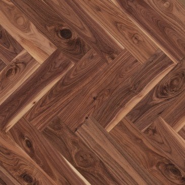 Natural Walnut Hardwood flooring / Natural Mirage Herringbone