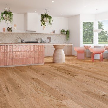 Natural Oak Hardwood flooring / Natural Mirage Lively