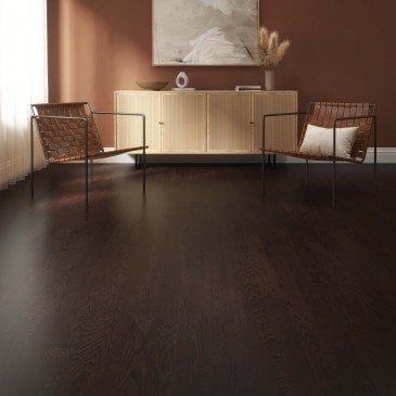 Brown Red Oak Hardwood flooring / Waterloo Mirage Elemental