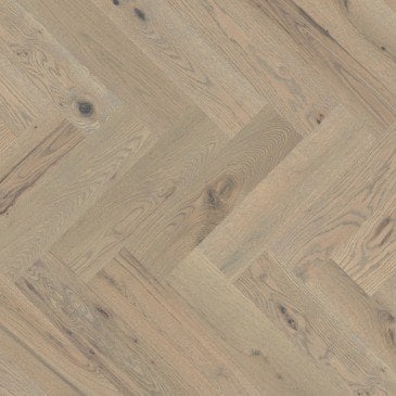 Beige Red Oak Hardwood flooring / Château Mirage Herringbone
