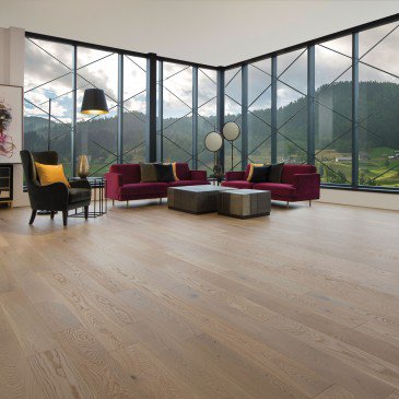White Oak Character Brushed Natural Mirage Floors