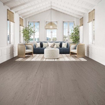 White Oak Hardwood flooring / Morro Bay Mirage Herringbone