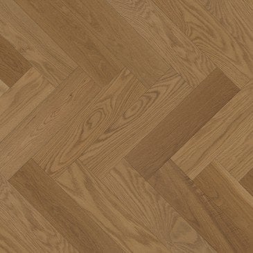 Golden White Oak Hardwood flooring / Amelia Mirage Herringbone