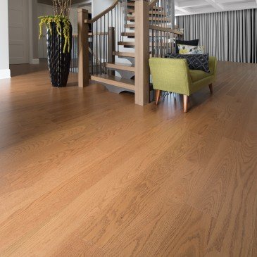 Golden Red Oak Hardwood flooring / Sierra Mirage Herringbone / Inspiration
