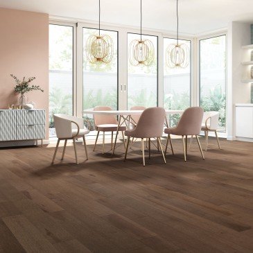 Brown Maple Hardwood flooring / Savanna Mirage Herringbone / Inspiration