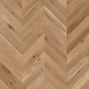 Natural White Oak Hardwood flooring / Natural Mirage Chevron